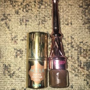 Benefit eyebrow filler and bronzer